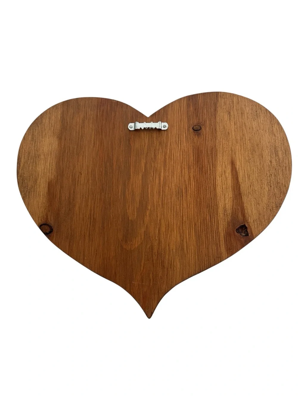 VINTAGE Hand Painted Wooden Welcome‎ Friends FOLK ART HEART Wall Hanging Plaque
